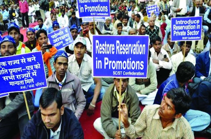 agitation for reservation