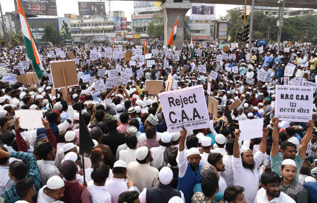 muslim agitation against caa
