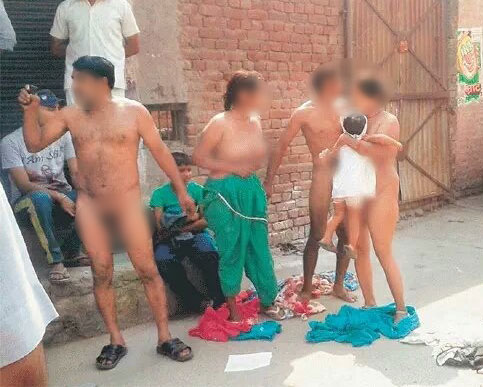 dalit family strips