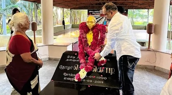 arputham ammal and perarivalan at sengodi memorial