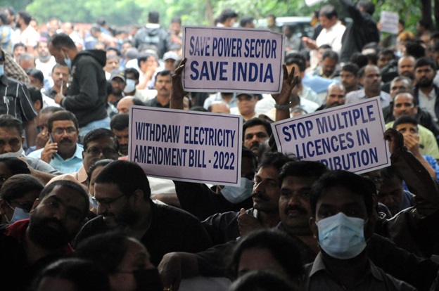 agitation against electricity bill