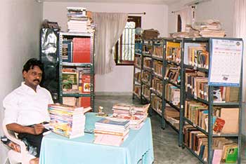 Jeyaraman in his library
