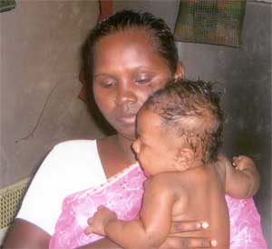 Sudalimuthu's wife and child