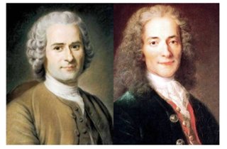 voltaire and rousseau