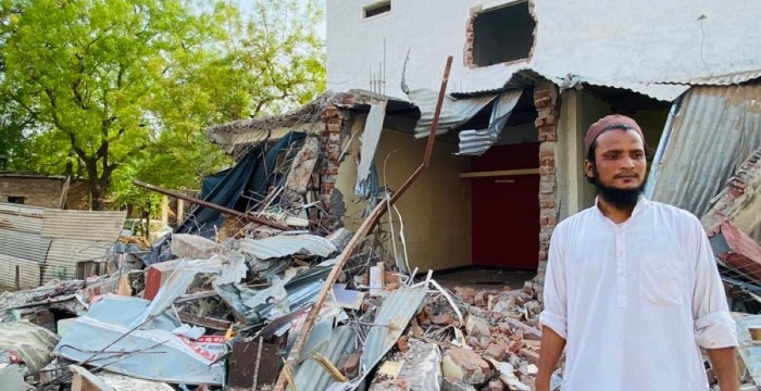 demolition of muslim house