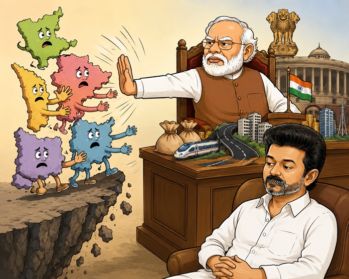 modi and vijay cartoon