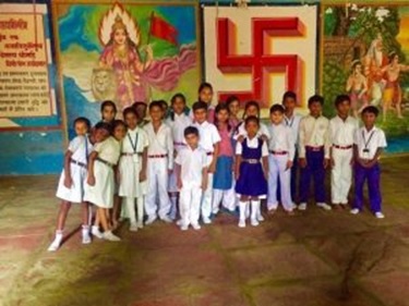 school children hindutva