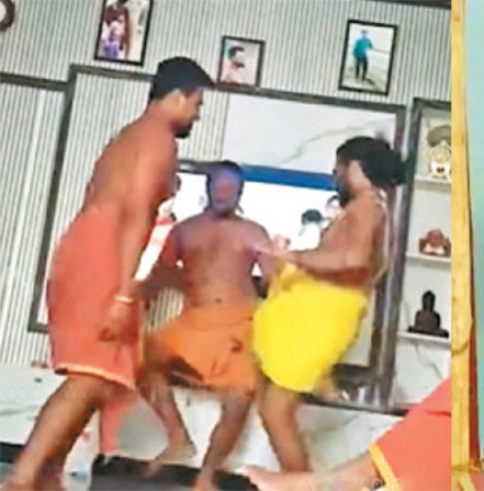 srivilliputhur priests dancing