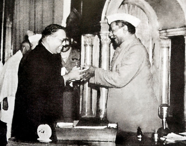 Ambedkar and Rajendra Prasad