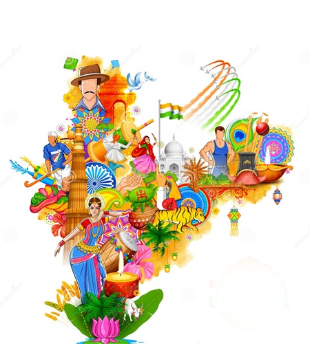 india map 450