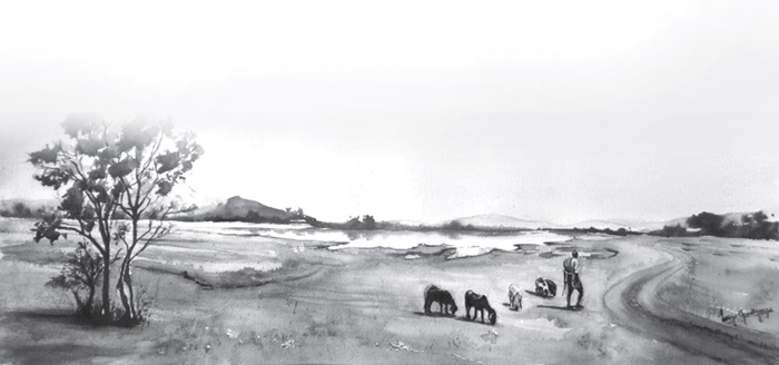 tamilnadu landscape painting