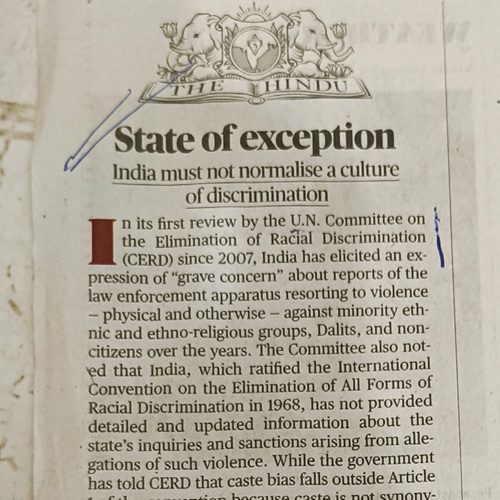 the hindu editorial