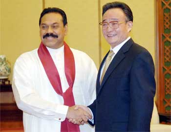 china_srilankan_leaders