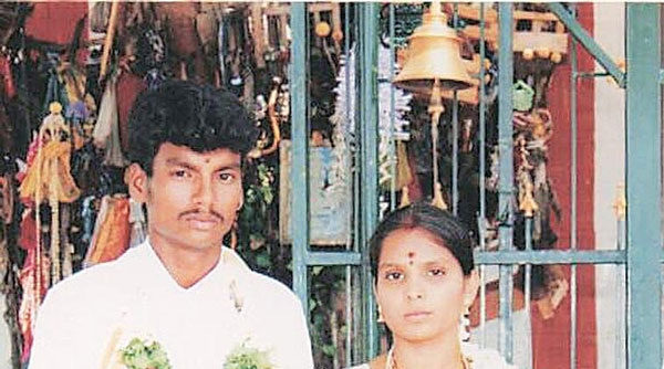 dalit sankar with his wife kausalya