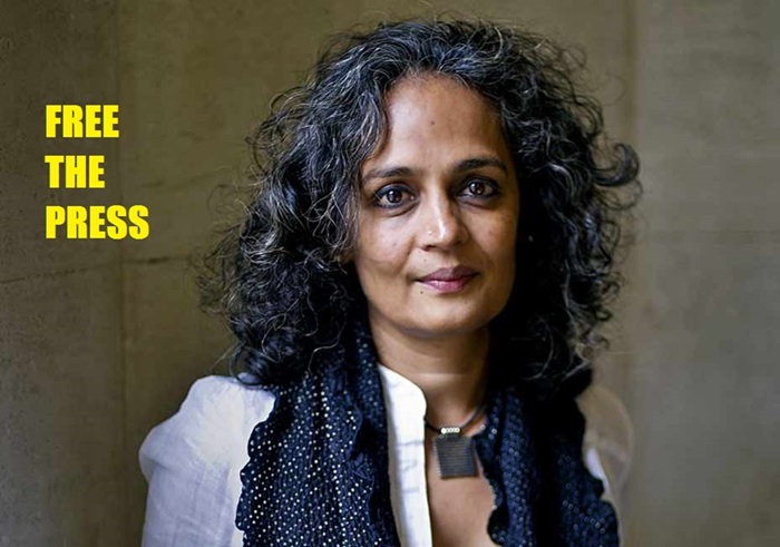 arundhati roy free the press