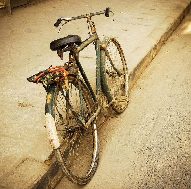 old bicycle INDIA